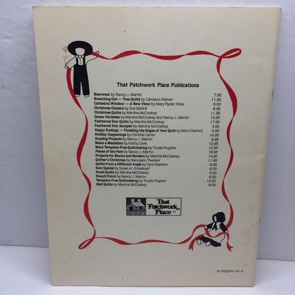 Vintage 1988 Copy Art for Quilters Barbara Tourtillotte B-94 Quilt Ideas Blocks - Picture 8 of 9